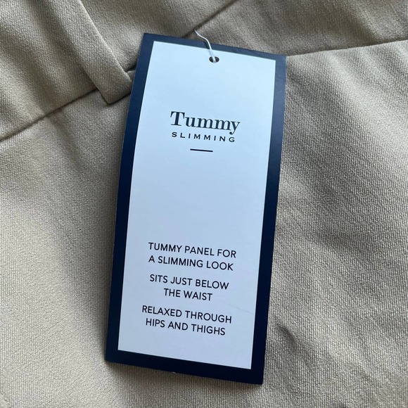 NWT Charter Club Womens Slim Leg Newport Sedona Dust Full Length Pants Size 14 - Picture 9 of 11